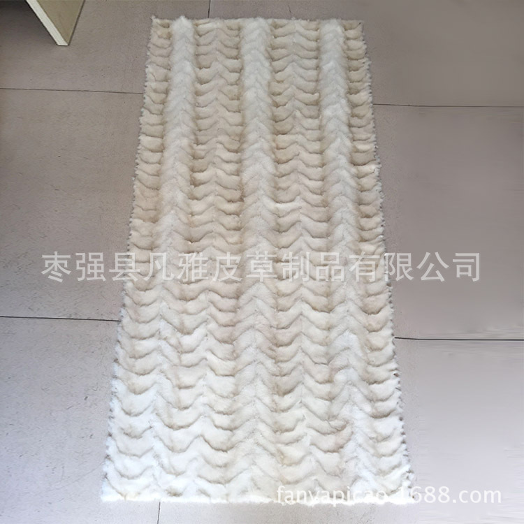 Hebei camp, vanya fur, wholesale mink front leg mattress, 60*120cm pie, overcomes clothing fur.