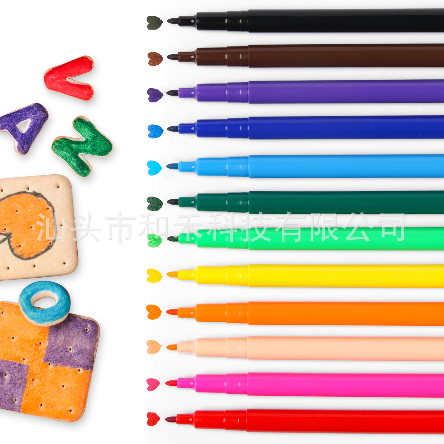 12 dây cáp hình bánh nướng có màu