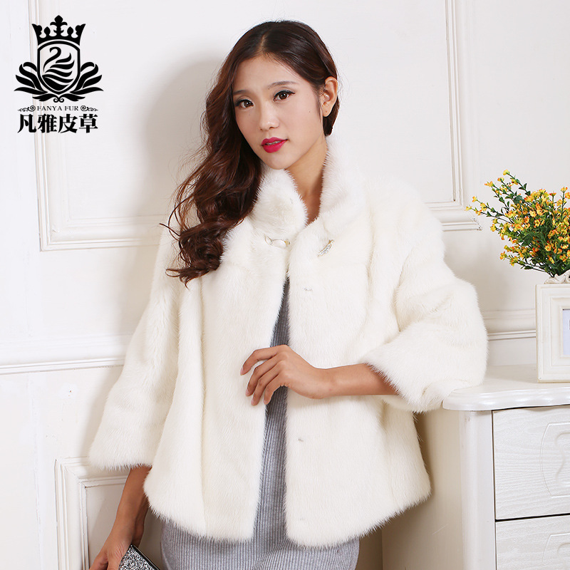 ♪ Vanya Autumn new mink coat, short mink fur coats, fur fur coats ♪