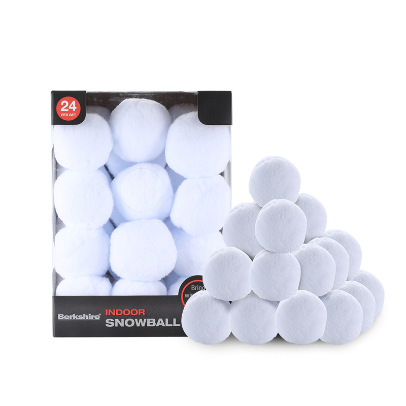 The fluffball company can order 24 boxes of paper boxes of indoor snowballs, low-cost wholesales.