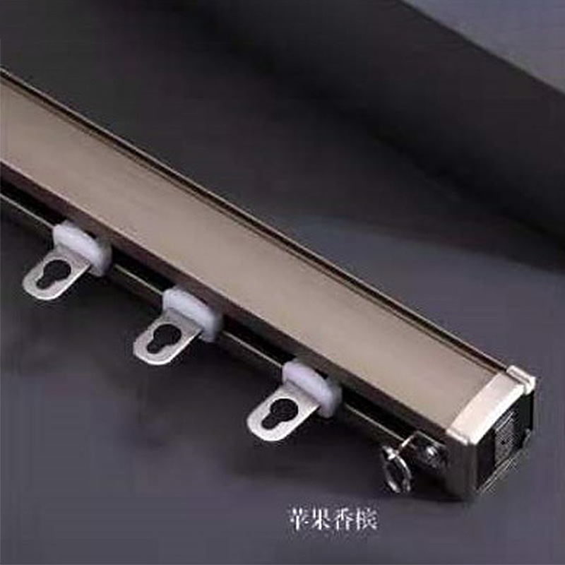 2mm drapes 무거운 의무 알루미늄 합금 drape 궤도 똑바른 궤도 slider 두 배 가이드된 roman 가로장 topside