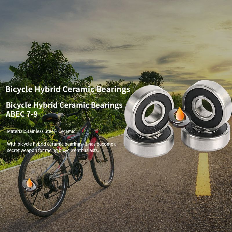 6902 RSCB bearing steel + mixed ceramic ball 15*28*7 bicycle scroll bearing