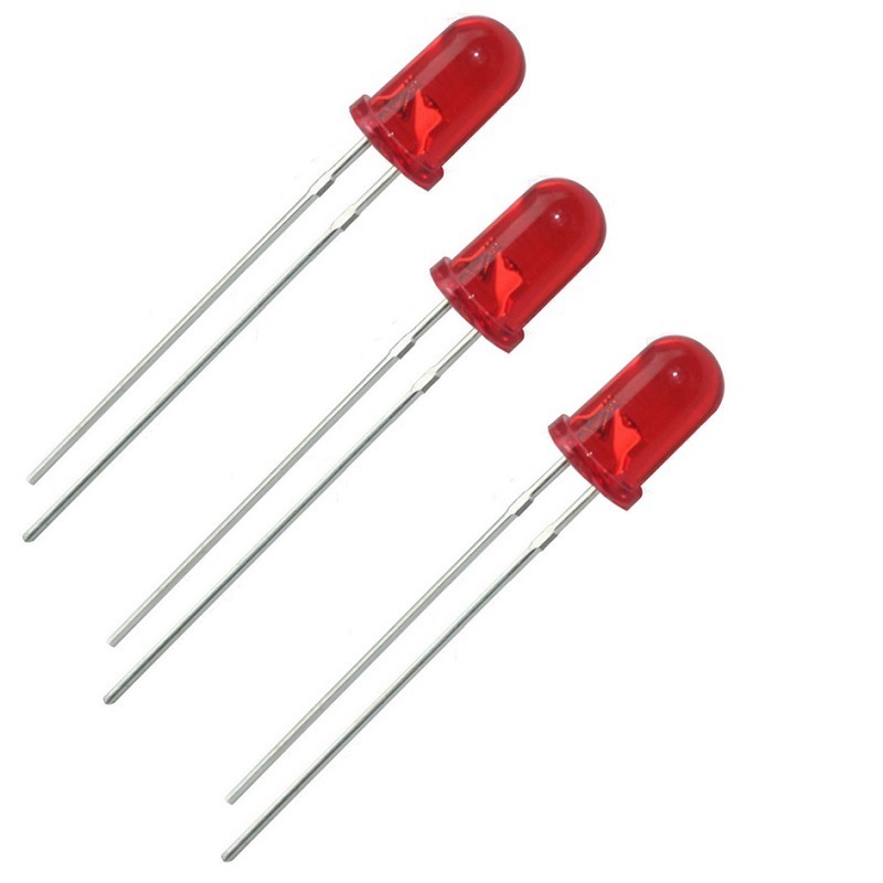 Star Hiraan 5mm 24V ống đỏ 620 nm với lực cản điện đơn thắp sáng bead luminence diode