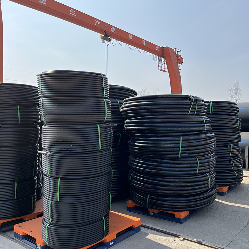 PE water pipe HDPE water pipe, municipal network polyethylene drinking water pipe, plant camp, pep wholesale