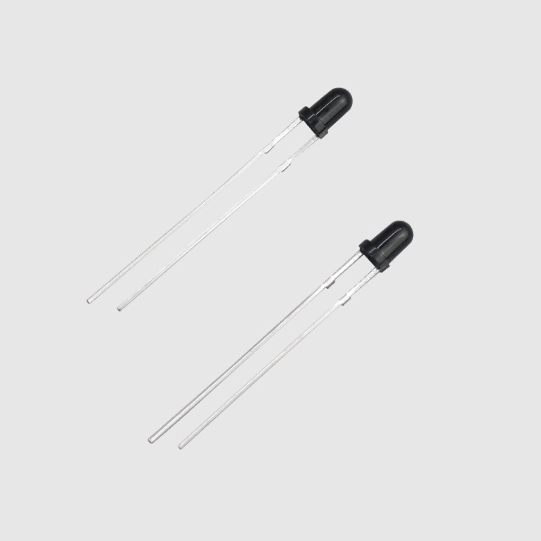 Phần bổ sung 3mm nhựa DIP trong suốt 360-365nmm sóng cực tím đèn LED phát sáng