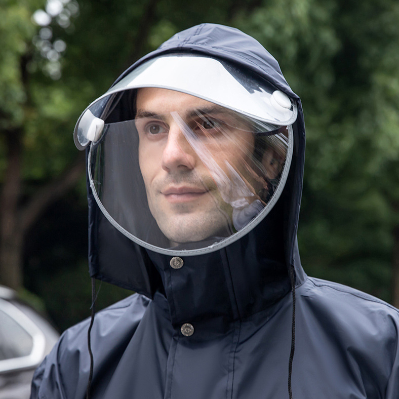 雨衣雨裤套装男女全身防暴雨外卖骑行分体雨衣电动车雨披大帽檐