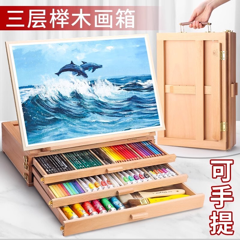 Desktop painting drawers 8K painting racks, hand-held 4k starter oil shelf wholesale