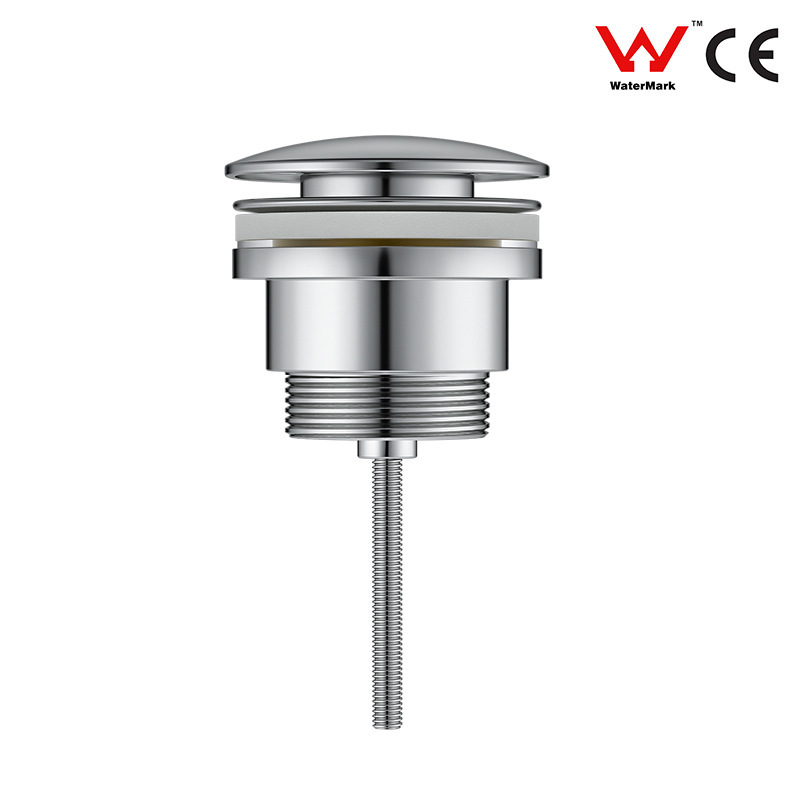 亚马逊外贸蘑菇头弹跳下水全铜浴缸下水器W CE工程厂家直供