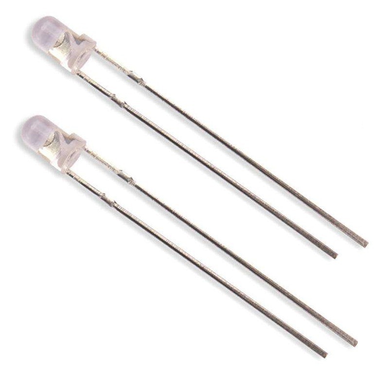 Phần bổ sung 3mm nhựa DIP trong suốt 360-365nmm sóng cực tím đèn LED phát sáng