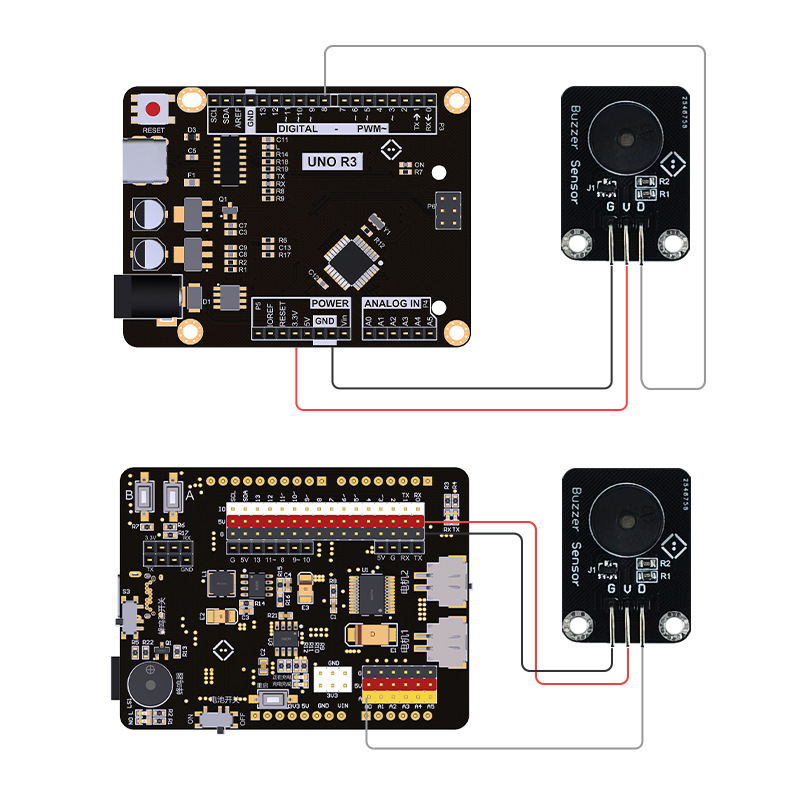 无源蜂鸣器 声音频率可调 兼容arduino多软件编程支持 蜂鸣器模块