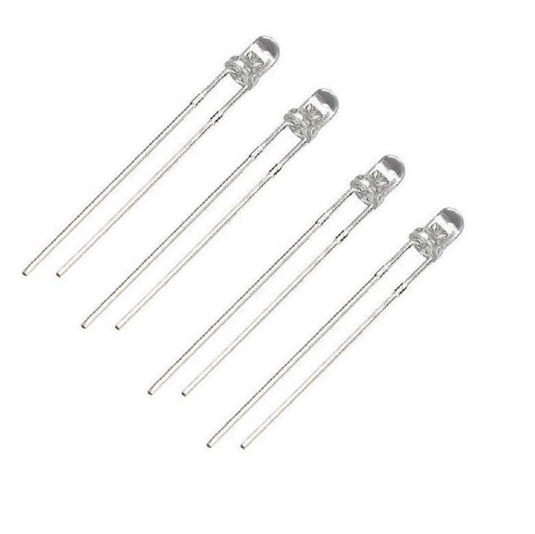 Trình bổ sung Star Hiran 3mm DIP Trong suốt 335-390n sóng UV hạt LED phát sáng