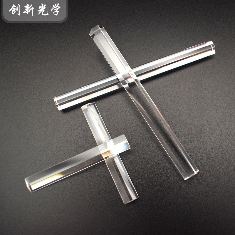 The factory supplies the long prisms of optical glass, straight angle prisms, optical prisms, etc.