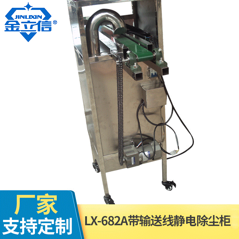 LX-682A Semi-Autostatic Dust Demobilization Box, except for electrostatic tanks.