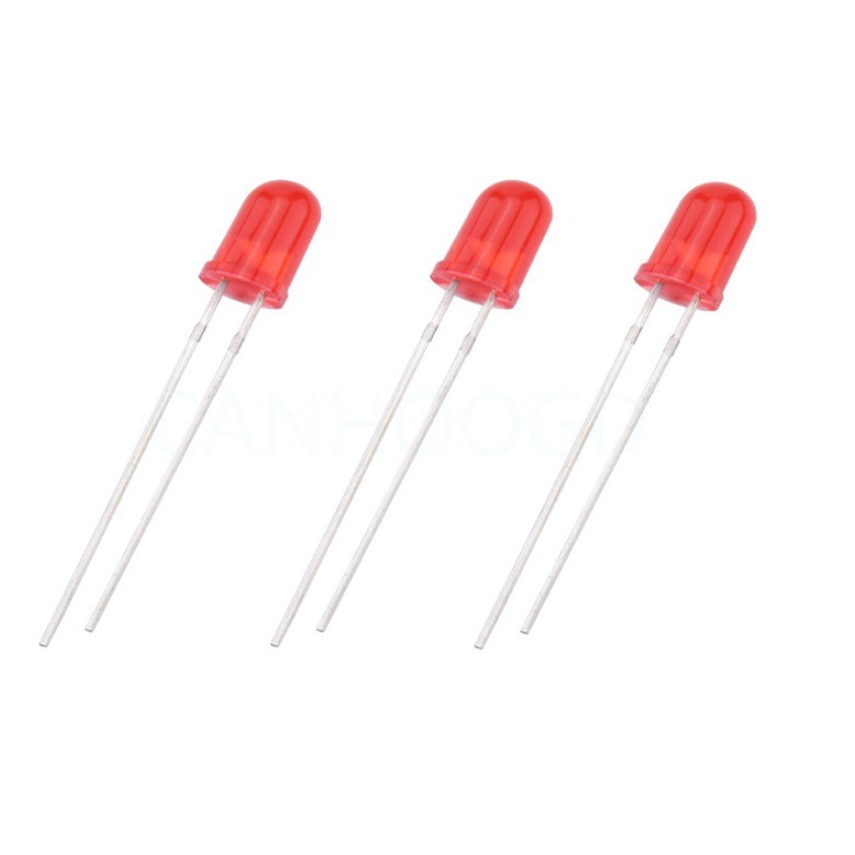 Star Hiraan 5mm 24V ống đỏ 620 nm với lực cản điện đơn thắp sáng bead luminence diode