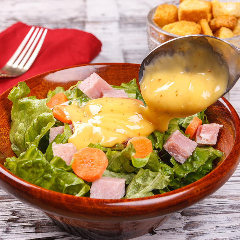Loại mù tạc 200g, món gà nướng tự làm với món salad mù tạt mật ong.