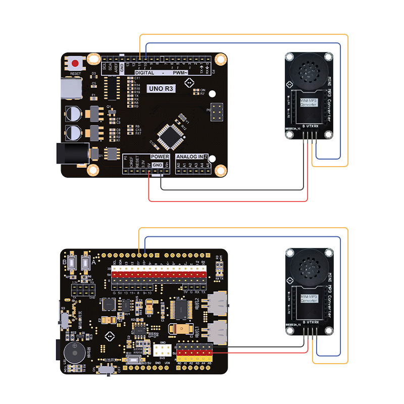 MINI MP3模块转换板 MP3播放模块 兼容arduino创意电子 mp3模块