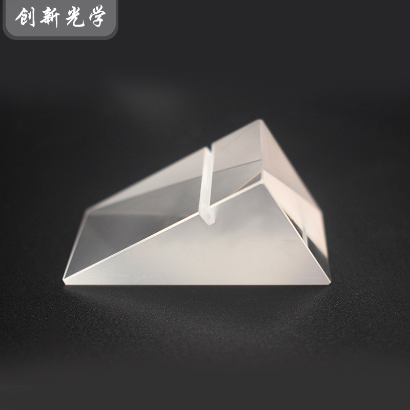 Optical prism 30 degrees, 60 degrees, 90 degrees, calorie prism, straight angle prism, pillar prism.