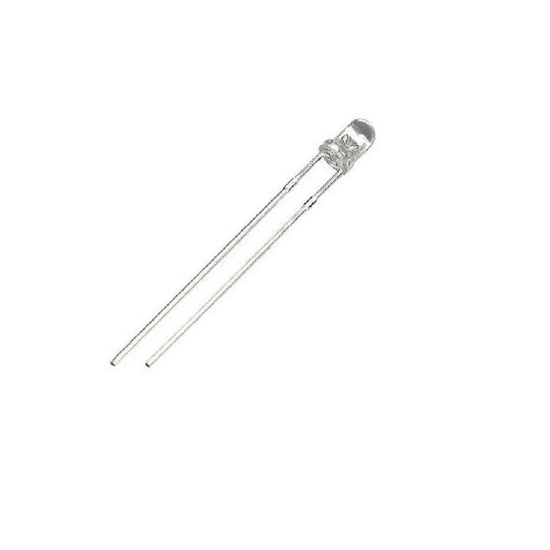 Phần bổ sung 3mm nhựa DIP trong suốt 360-365nmm sóng cực tím đèn LED phát sáng