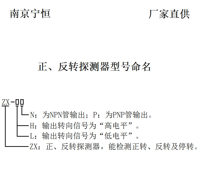 正反轉探測器轉向傳感器核電站用正反轉開關