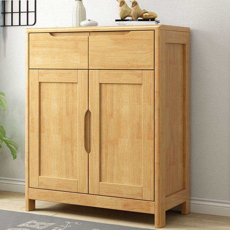 Distribution of two Nordic shoe cabinets with a large volume of storage cabinets in Japanese and modern dining cabinets