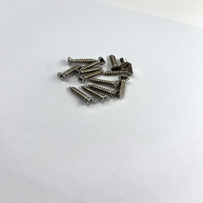 We're going to flat-head the screws, and we're not going to label nickel as a high-strength fixed-part supplier.