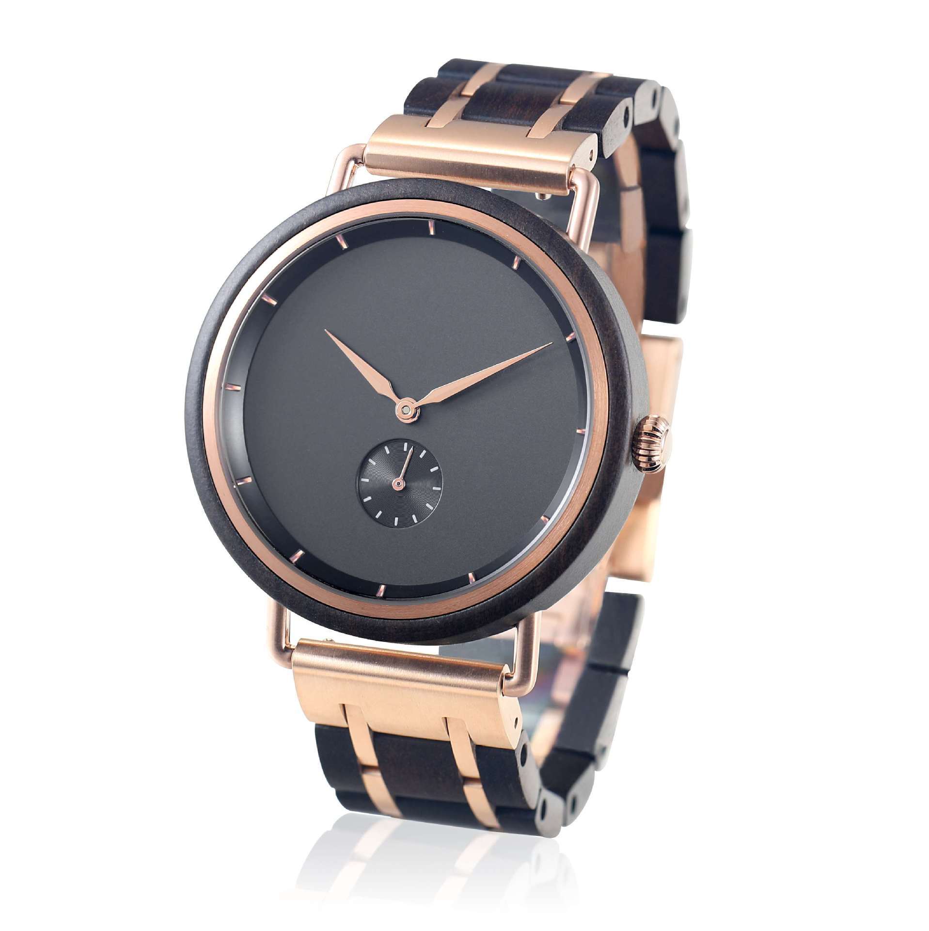 Customize the carousel watch of stainless steel to be wholesaled by the waterproof, small-second wristwatch.