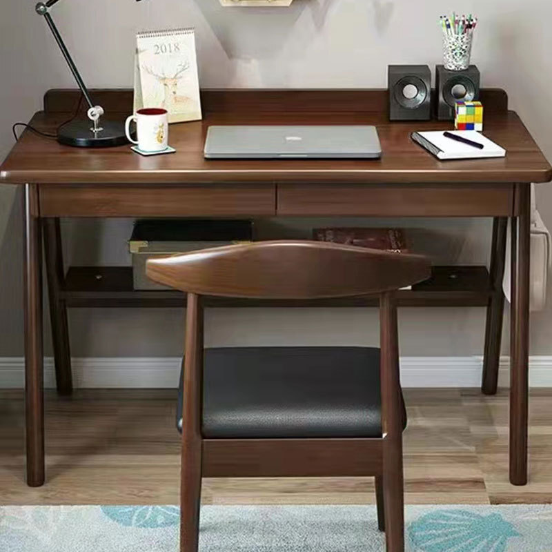 Nordic Wood Desks, a simple modern home-based desk-worker desk, desktop-writing bedroom