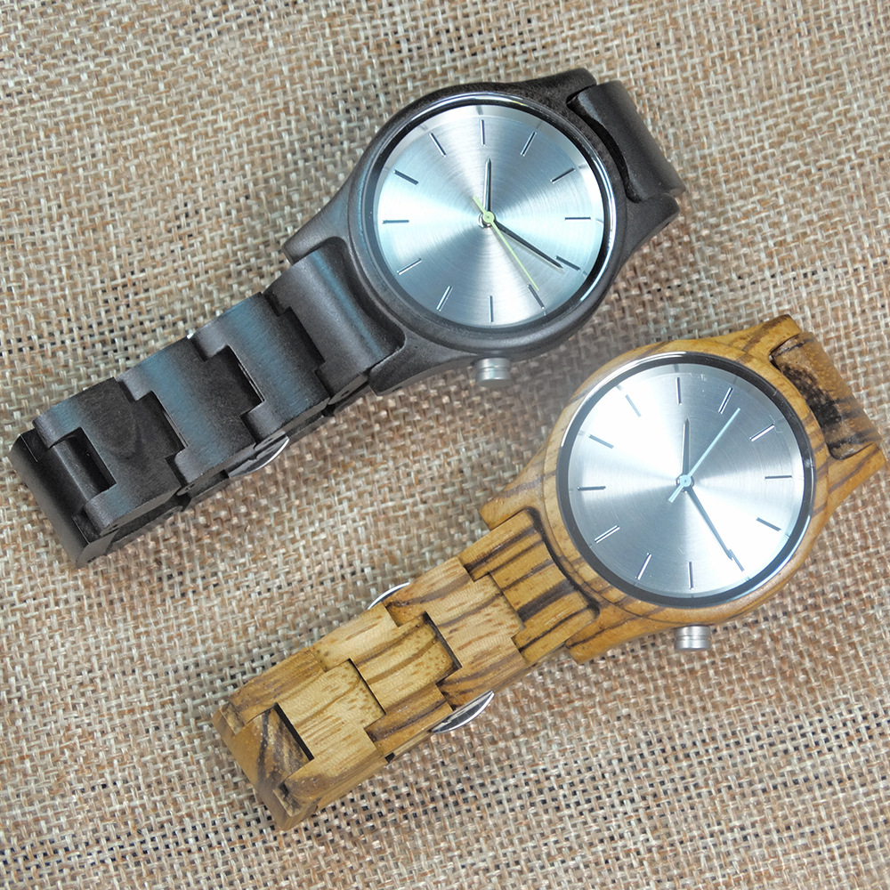 A small group of stone-wood watch-ordered gift-girls, a wood-watcher's straight-selling, silver-painted UP student's watch.