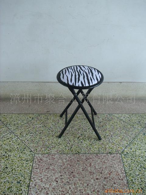 Fashionable zebra stools, folding stools, stools, pipe furniture.