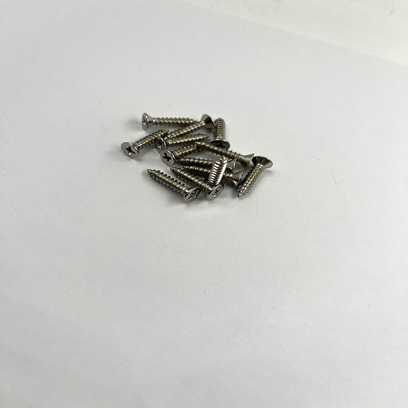 We're going to flat-head the screws, and we're not going to label nickel as a high-strength fixed-part supplier.