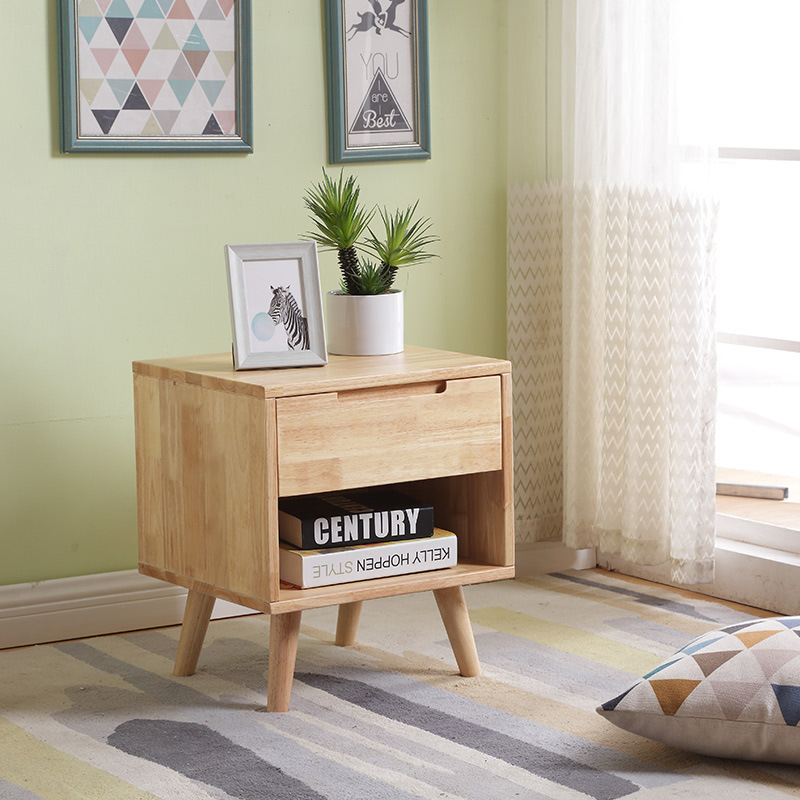 Nordic bedside cabinets, rubber-wood collection cabinets, and modern-day family-bedroom small cabinets.