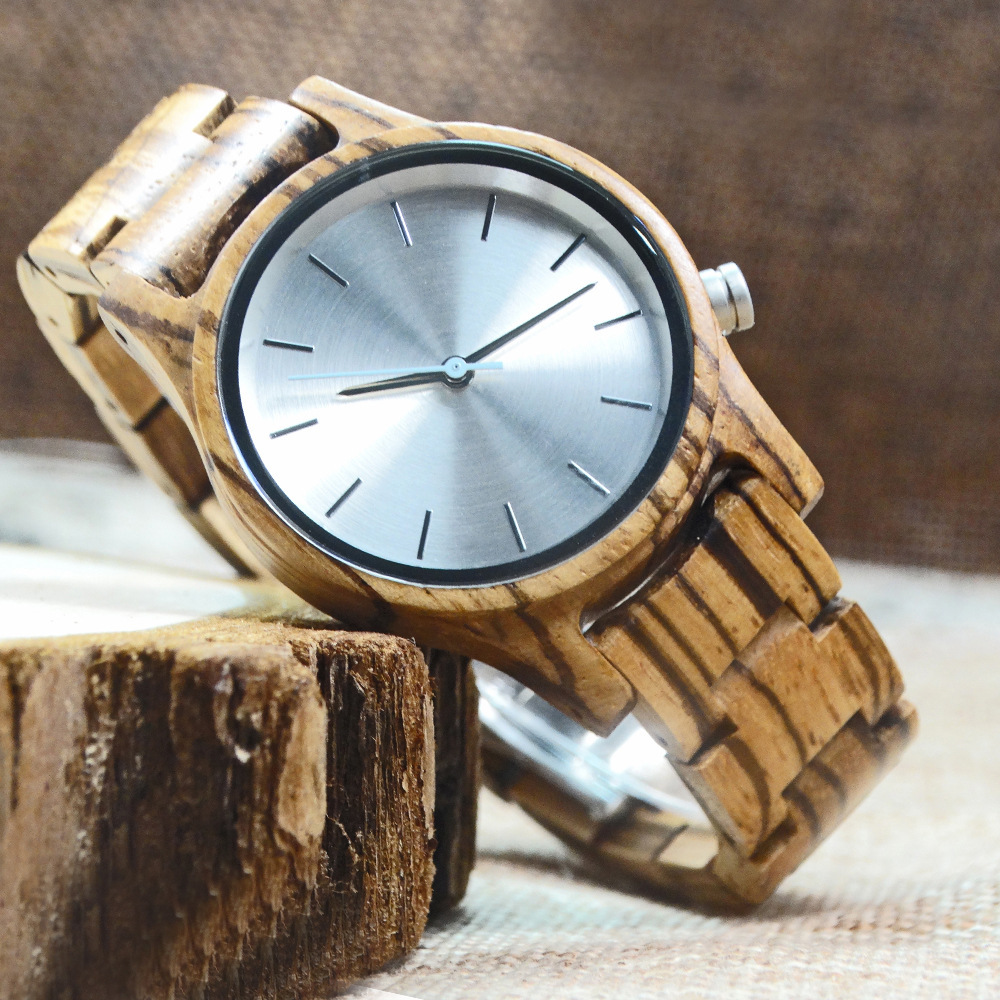 A small group of stone-wood watch-ordered gift-girls, a wood-watcher's straight-selling, silver-painted UP student's watch.