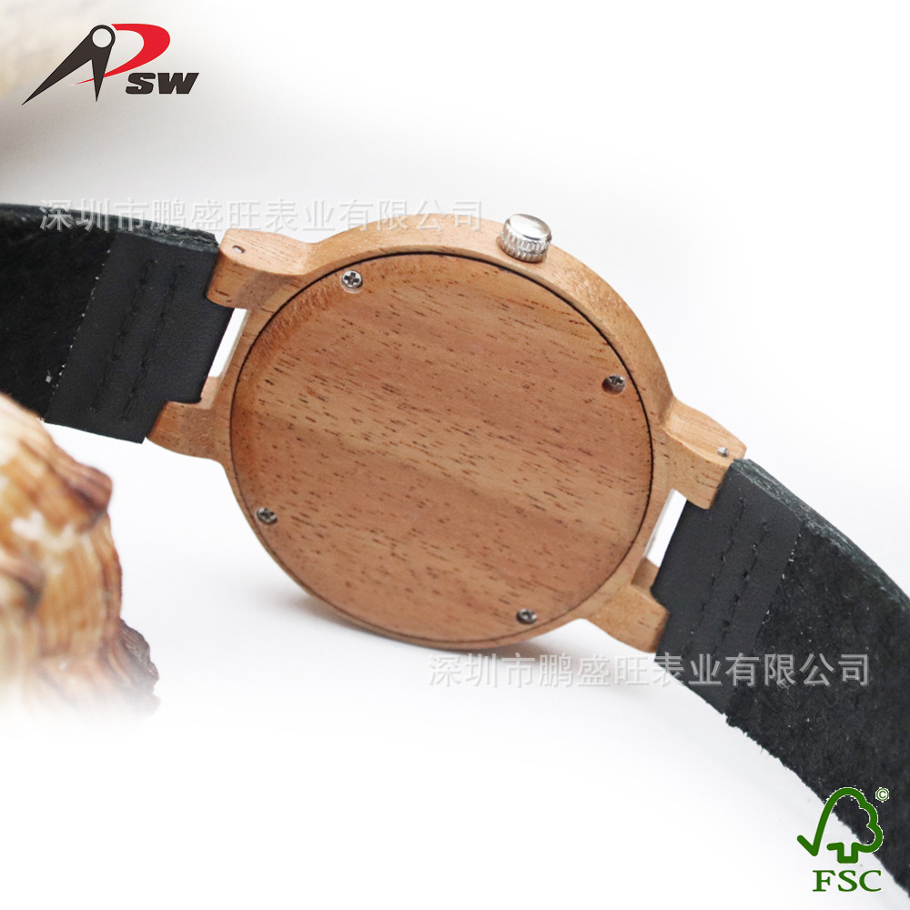 Handcuffing of Japanese foreign trade graphite belt watch