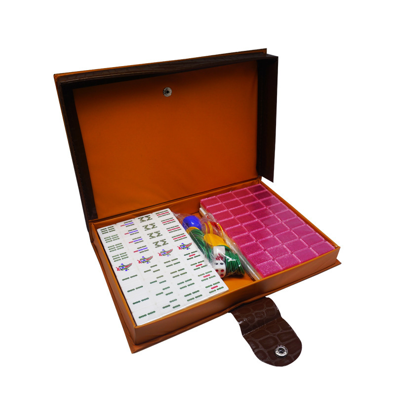 Wholesale of the Guangdong Crystal Ma, travels with the mahjong mahjong with the dice chips.