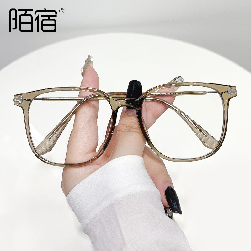 T-coded glasses frame optical frame with a peri-vision frame of luminous light against blue-light cold tea tom 01283