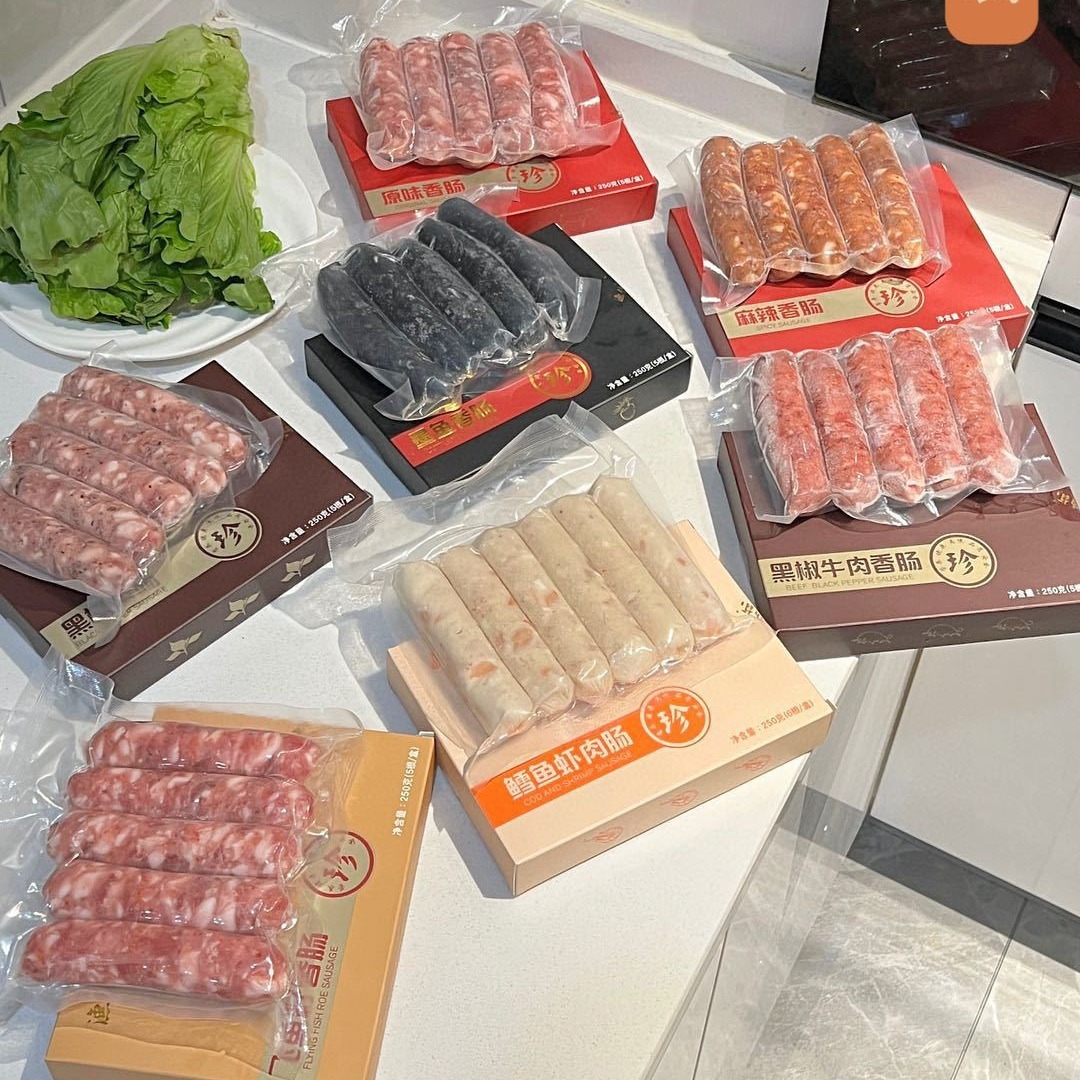 It's a common sausage in seven Taiwan-style sausage barbeque.