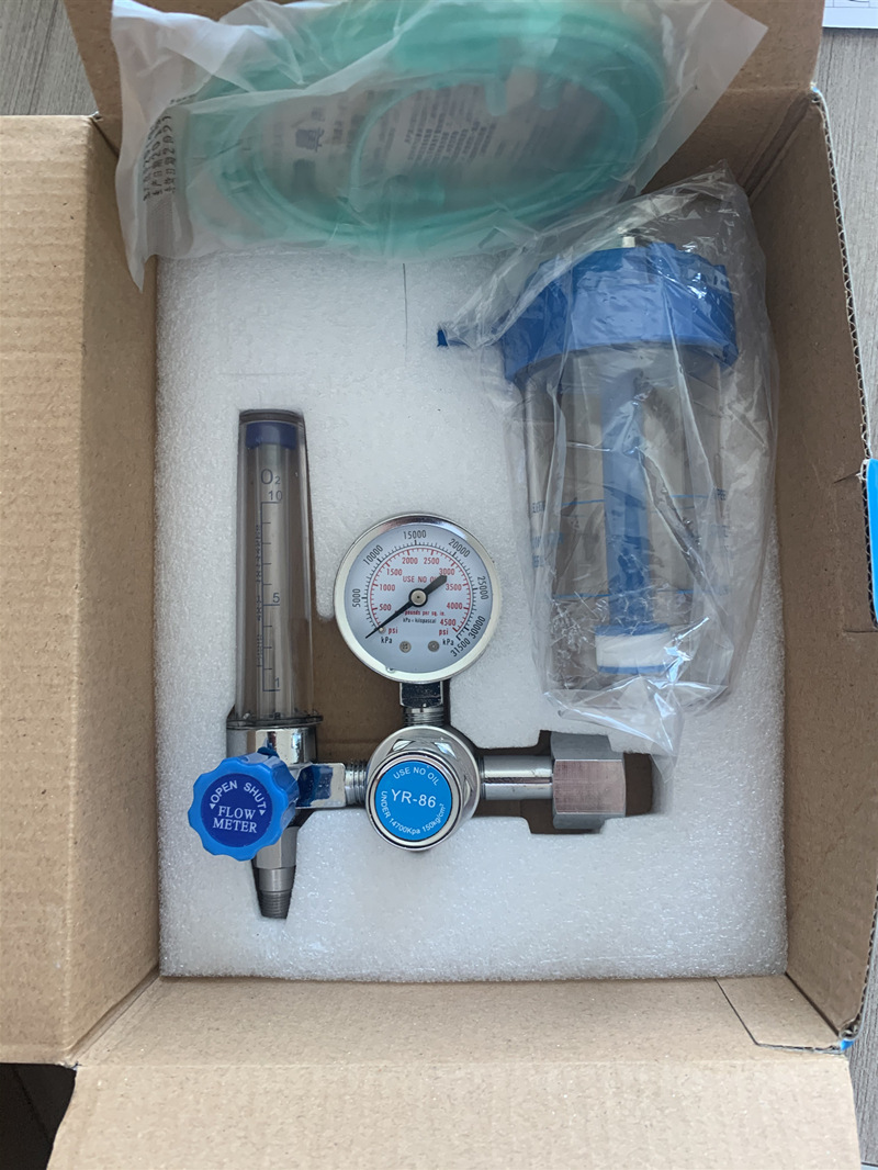 出口款氧气吸入器oxygen regulator YR-86，W21.8进气