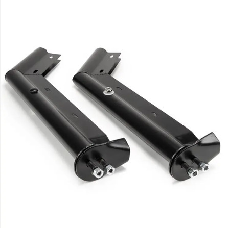 Base vehicle parts for general utility 30-inch 45-degree truck fittings, black slabs