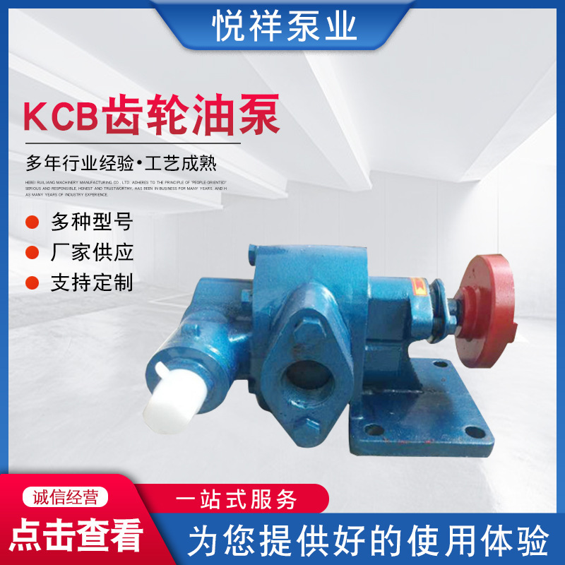 KCB gear pump KCB stainless steel gear pump lubricating oil pump feeder pump pump