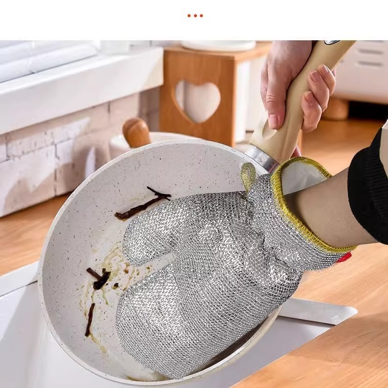 Lau chùi nhà bếp chống dầu và chống thấm nước mà không có găng tay rửa chén