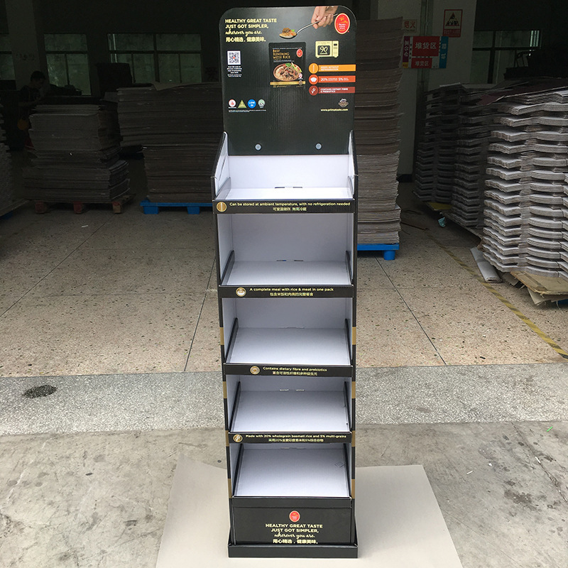 The factory's wholesale folding cardboard shelf displays the box's taped varnish cardboard shelf.