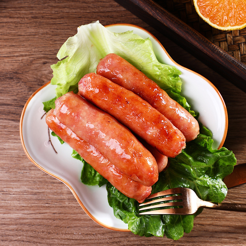 Xúc xích Đài Loan, ớt đen, ruột.