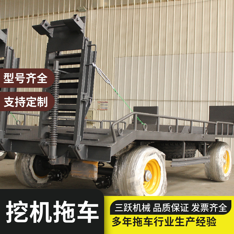 Price of heavy-duty flat-bed-drive trailer Trailer Trailer with ladder tools