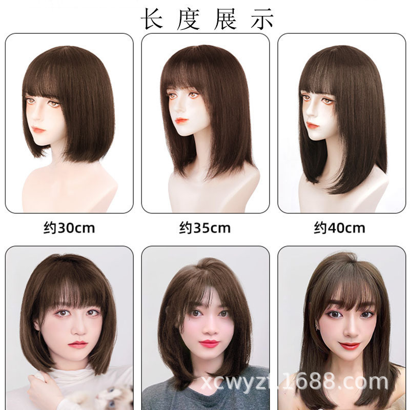 Henanshi Chang's wig 공장에서 여성은 실제, 자연, 털이, 털이, 털이, 털이, 털이, 털이, 털이, 털이 많은.