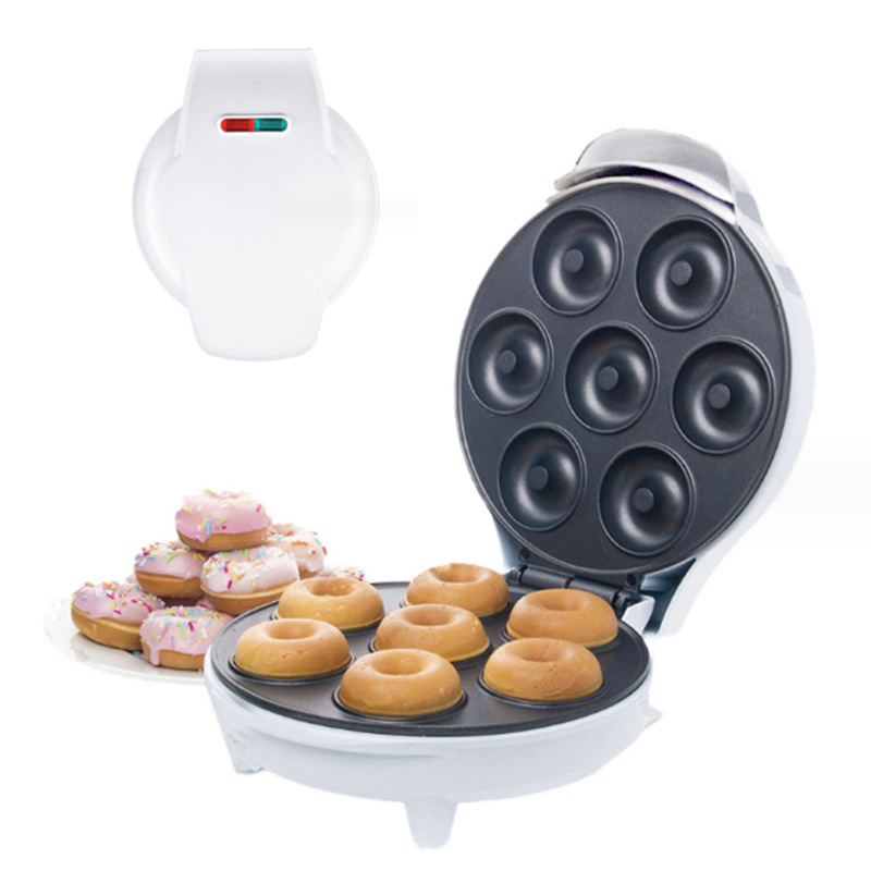 跨境现货美规110V七孔甜甜圈机  Doughnut Maker 烘焙儿童蛋糕机