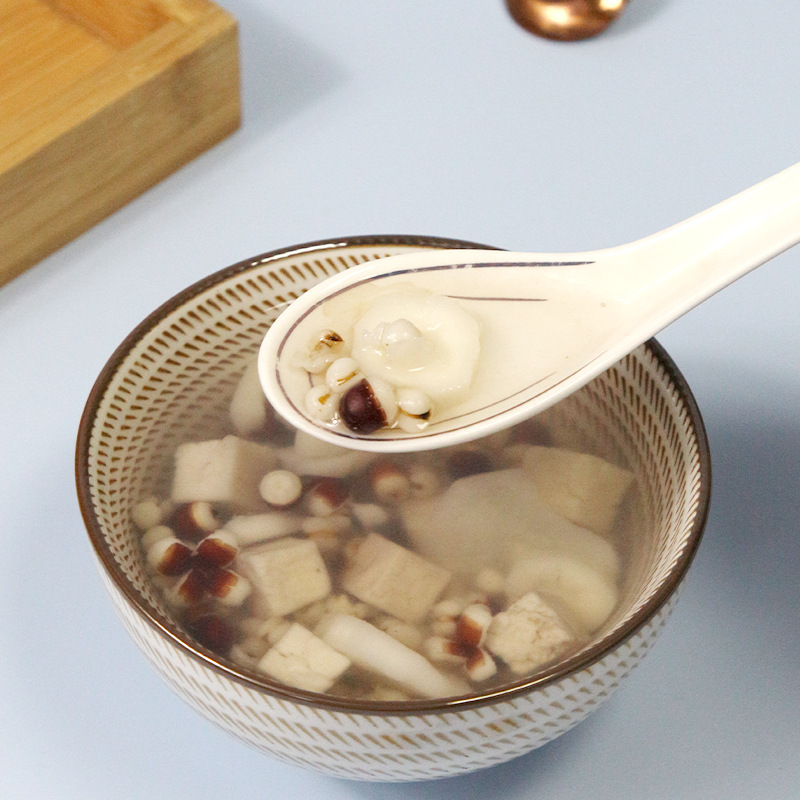 Four gods soup, a child's stomach and stomach potion of rice and soup.