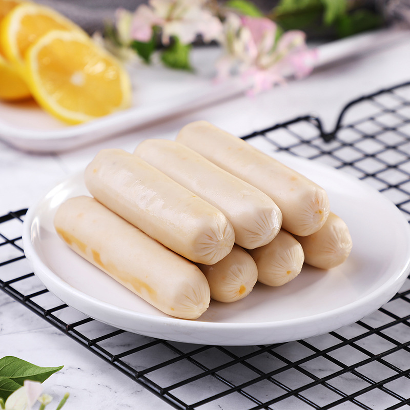 Fresh-breed cheese intestinal family breakfast intestinal odour/fishseed/ cornfish intestinal 500g steam sausage factory