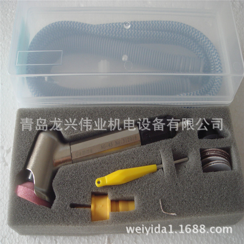 台湾一品气动工具气动平面研磨机123N打磨机弯头45度抛光机AG-45