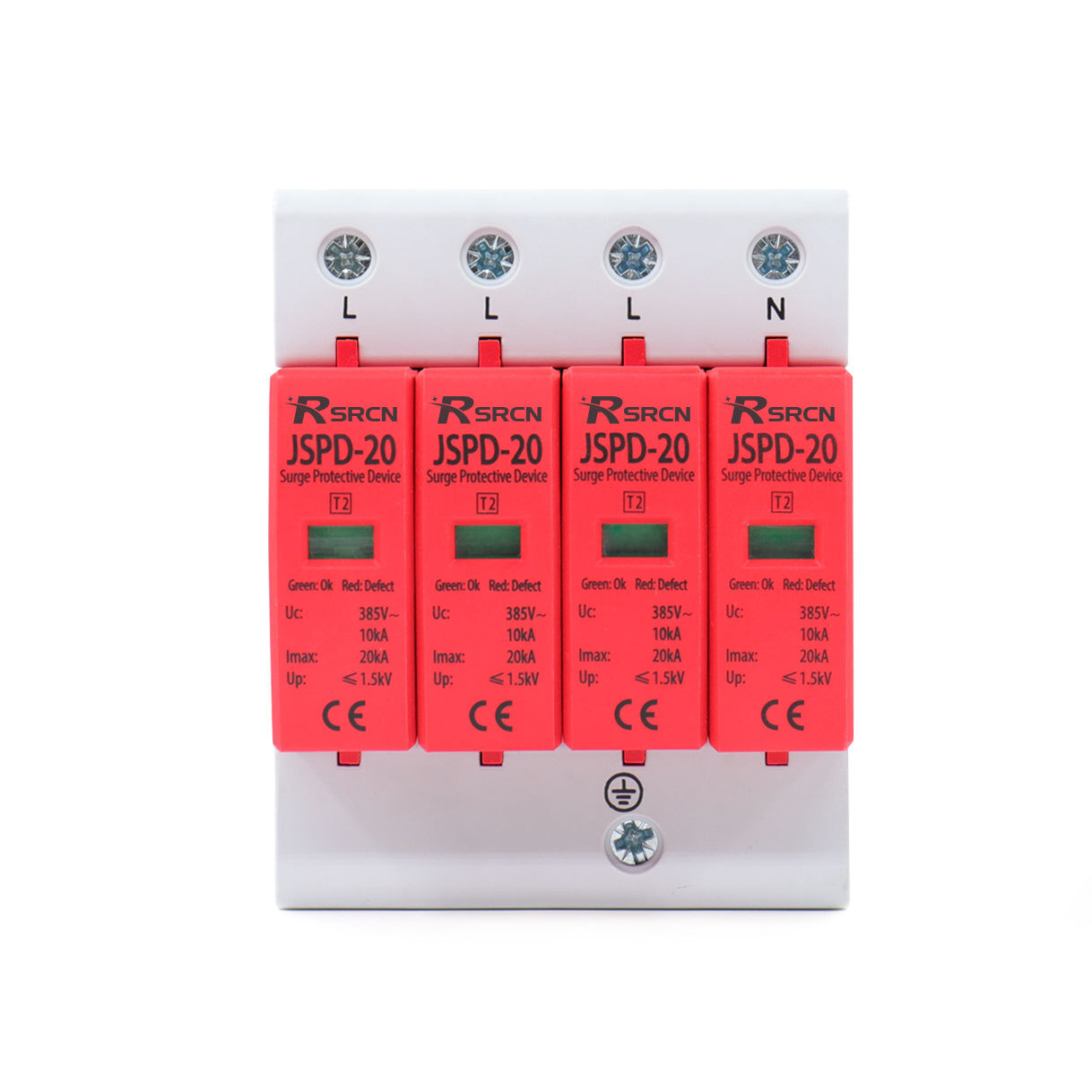 廠家直供 二級浪湧保護器電源防雷器家用220V 2P避雷器電湧開關光