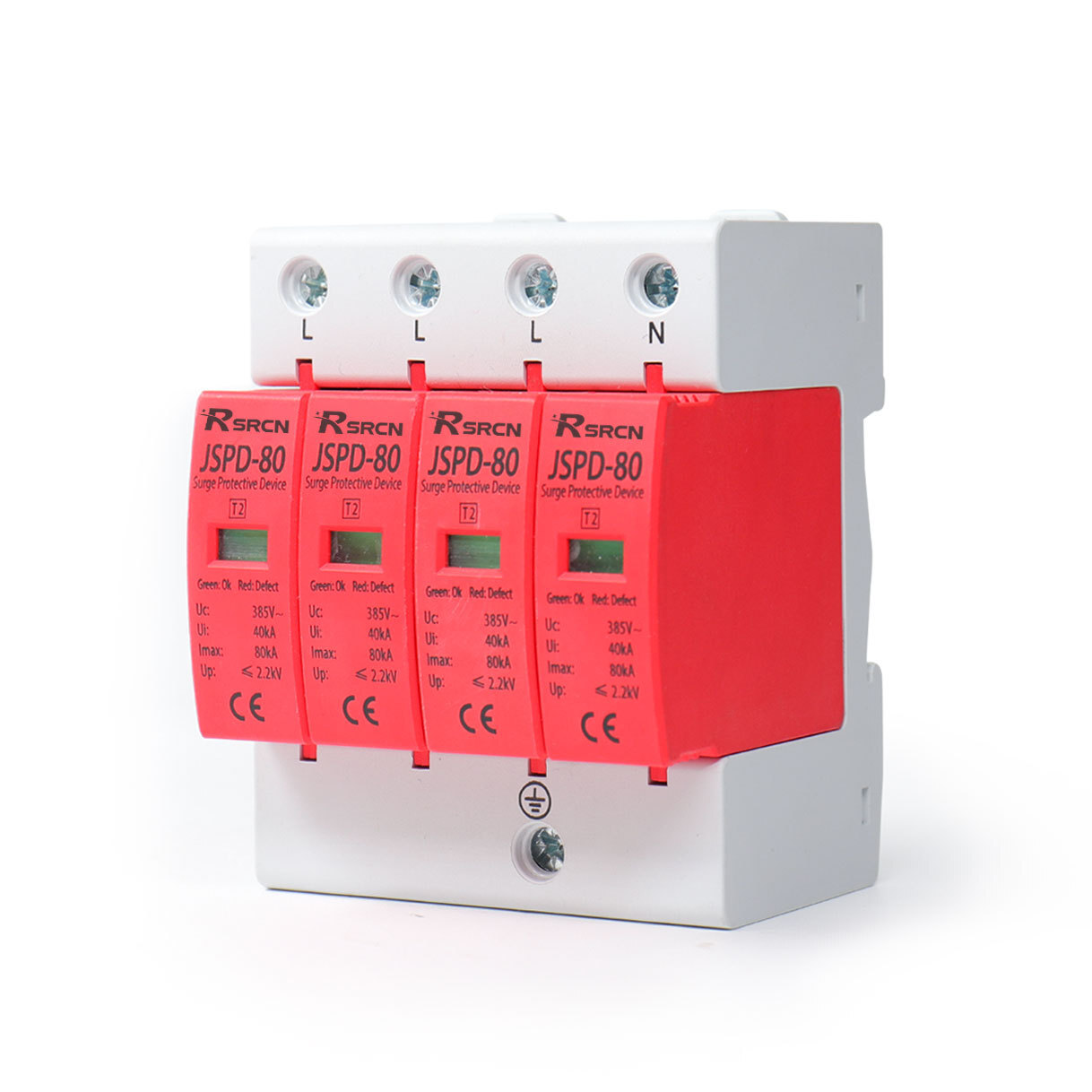 廠家直供 二級浪湧保護器電源防雷器家用220V 2P避雷器電湧開關光